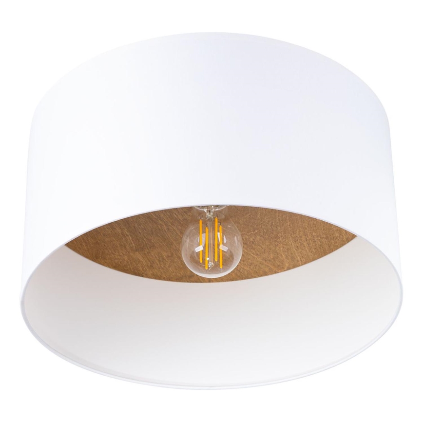 Griestu lampa TELESTO 1xE27/15W/230V d. 35 cm balta/bēša