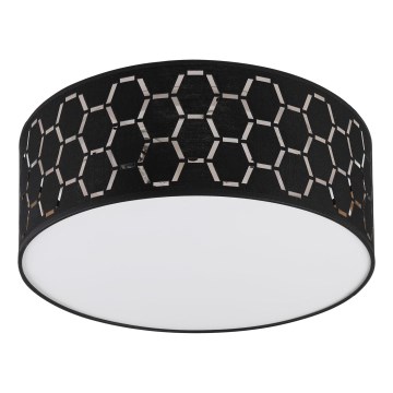 Griestu lampa ULLE 1xE27/15W/230V Ø 35 cm melna