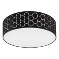 Griestu lampa ULLE 2xE27/15W/230V Ø 45 cm melna