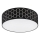 Griestu lampa ULLE 2xE27/15W/230V Ø 45 cm melna