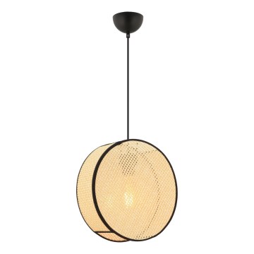 Griestu lampa uz kabeļa BIG DRUM 1xE27/60W/230V bēša/melna