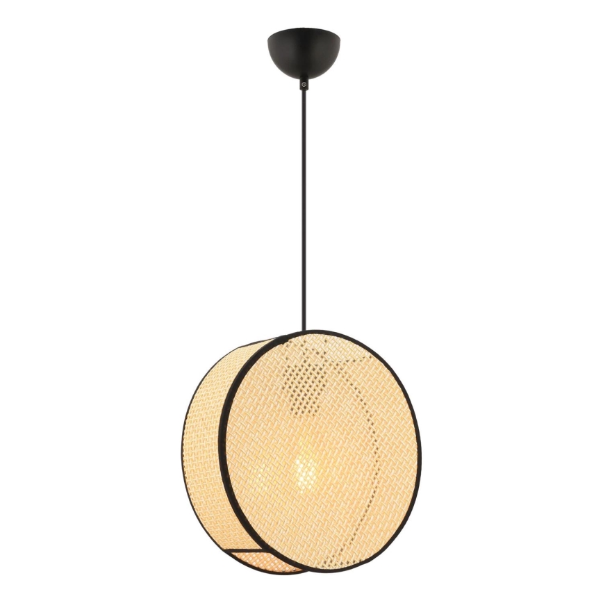 Griestu lampa uz kabeļa BIG DRUM 1xE27/60W/230V bēša/melna