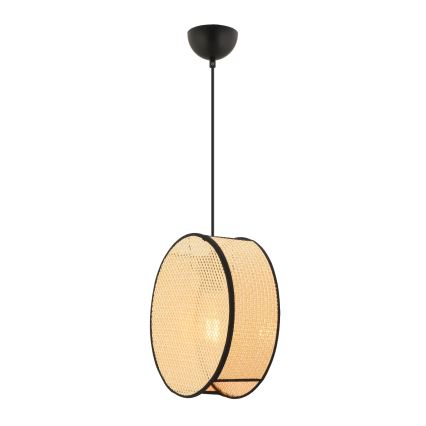 Griestu lampa uz kabeļa BIG DRUM 1xE27/60W/230V bēša/melna