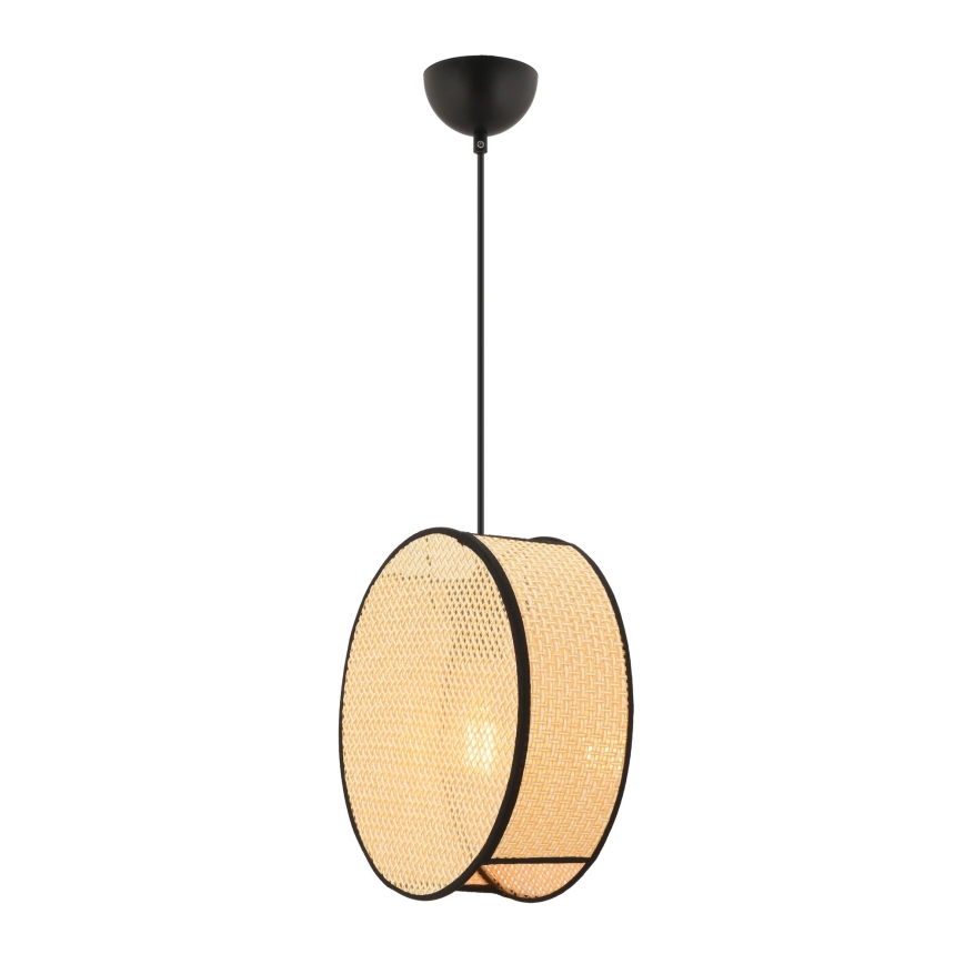 Griestu lampa uz kabeļa BIG DRUM 1xE27/60W/230V bēša/melna