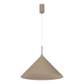 Griestu lampa uz kabeļa CAPITAL 1xGX53/15W/230V, diametrs 46 cm, taupe