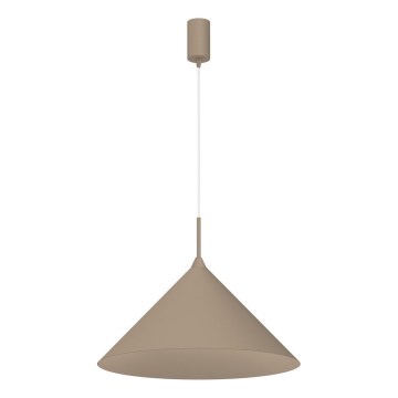 Griestu lampa uz kabeļa CAPITAL 1xGX53/15W/230V, diametrs 46 cm, taupe