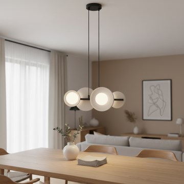 Griestu lampa uz kabeļa MODELIS 4xG9/8W/230V balta