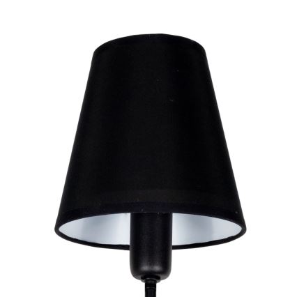 Griestu lampa uz stieņa MADELA 5xE14/40W/230V melna
