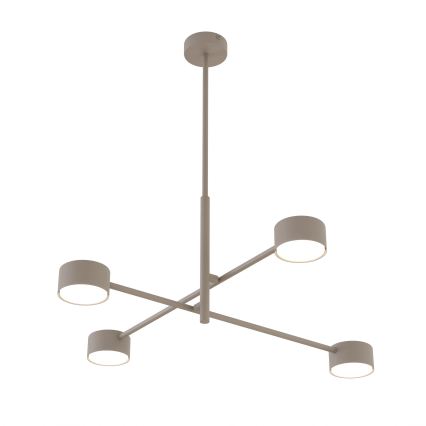Griestu lampa uz stieņa NATSU 4xGX53/10W/230V bēša