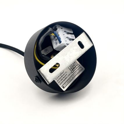 Griestu lampa uz stieples MARKUS 1xE27/15W/230V melns/ozols