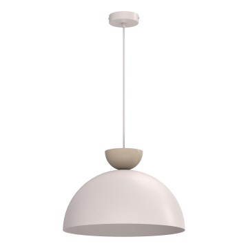 Griestu lampa uz vada NEVIS 1xE27/15W/230V Ø 38 cm krēmkrāsaina