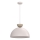 Griestu lampa uz vada NEVIS 1xE27/15W/230V Ø 38 cm krēmkrāsaina