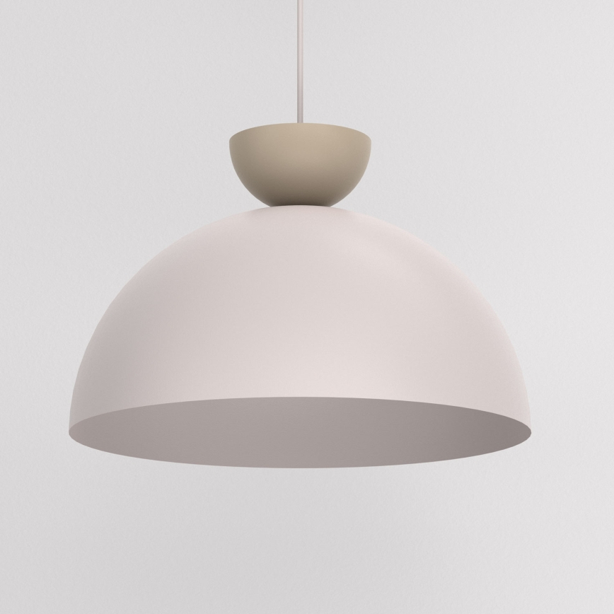 Griestu lampa uz vada NEVIS 1xE27/15W/230V Ø 38 cm krēmkrāsaina