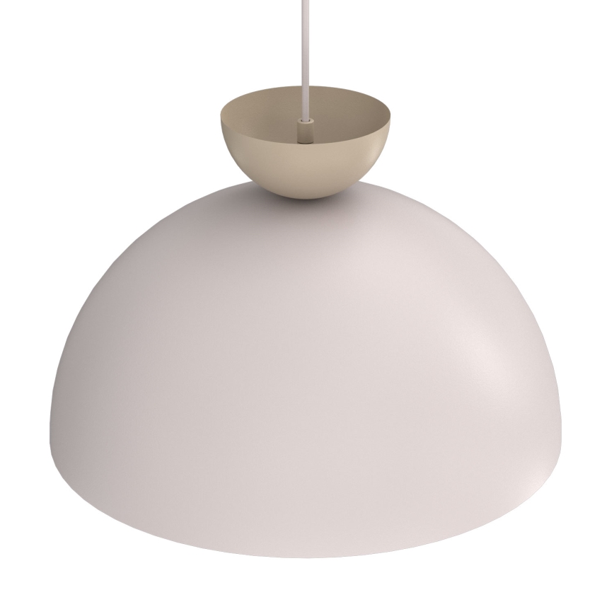 Griestu lampa uz vada NEVIS 1xE27/15W/230V Ø 38 cm krēmkrāsaina