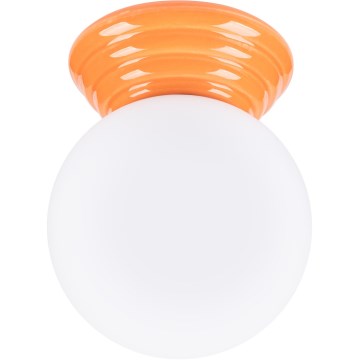 Griestu lampa vannas istabai ZORI 1xG9/8W/230V, diametrs 12 cm, IP44, oranža