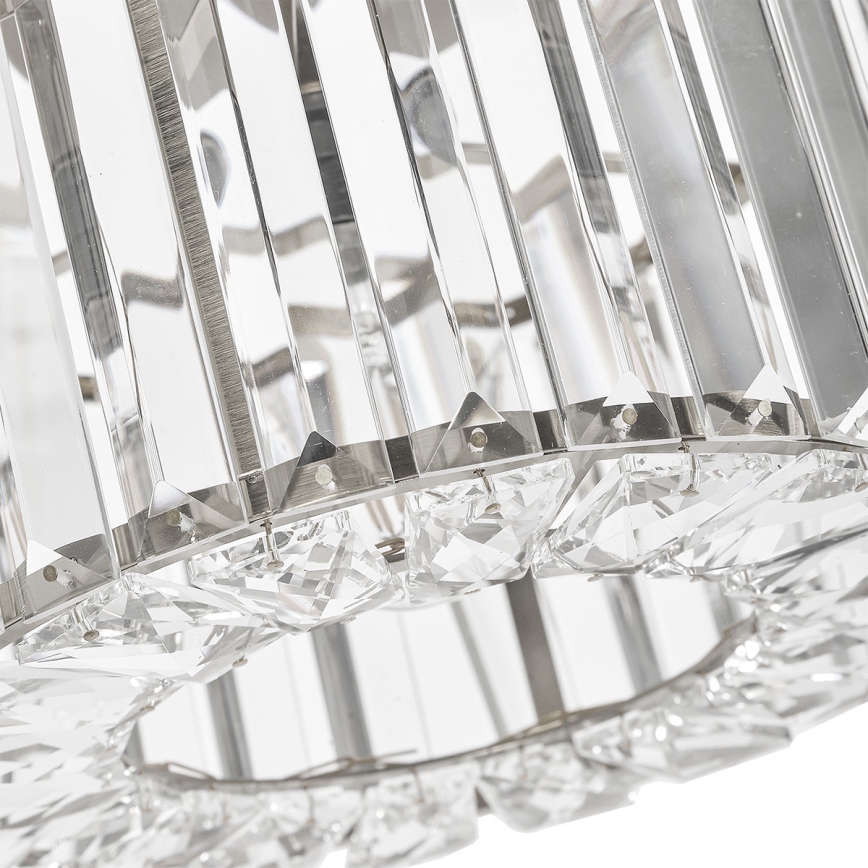 Griestu lampa VETRO 1xE27/15W/230V, diametrs 24,5 cm, matēts hroms