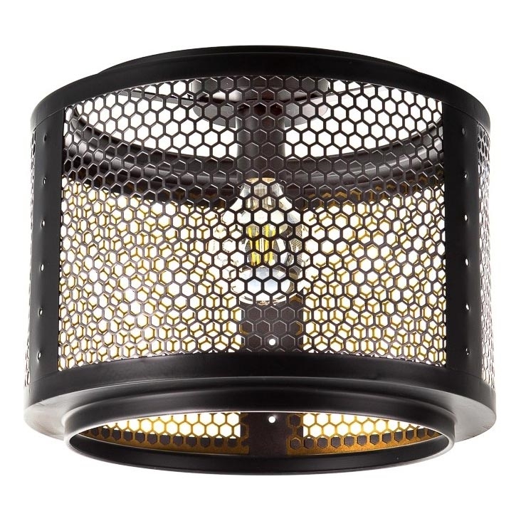 Griestu lampa VITO 1xE27/40W/230V melna