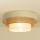 Griestu lampa WENTA 1xE27/60W/230V Ø 50 cm bēša/džuta
