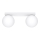 Griestu lampa YOLI 2xG9/12W/230V balta