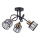 Griestu lampa ZAHARA 3xE27/10W/230V melna