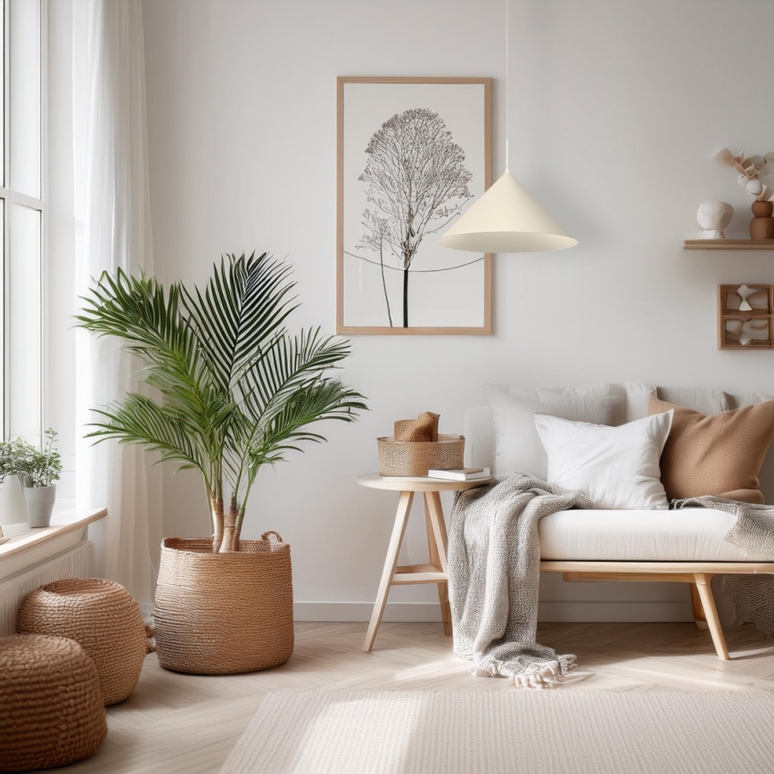 Griestu lustra uz troses CAPITAL, 1xGX53/15W/230V, diam. 46 cm, krēmkrāsaina