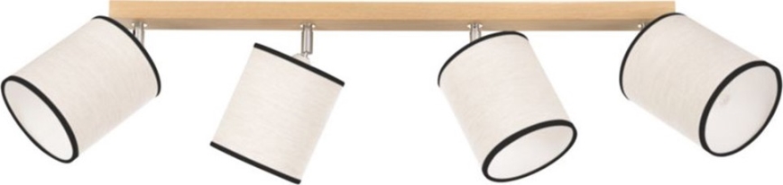 Griestu prožektors BOHO 4xE27/25W/230V ozols