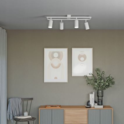 Griestu spotgaismeklis 4xGU10/30W/230V balts