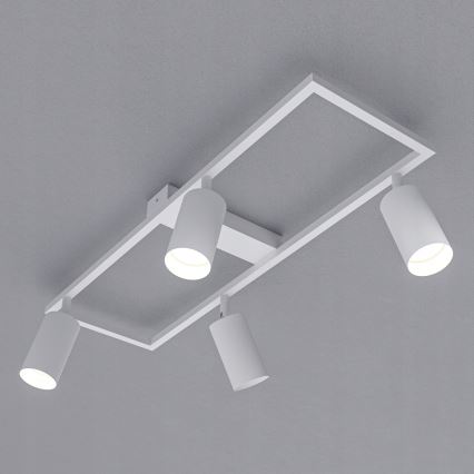 Griestu spotgaismeklis 4xGU10/30W/230V balts