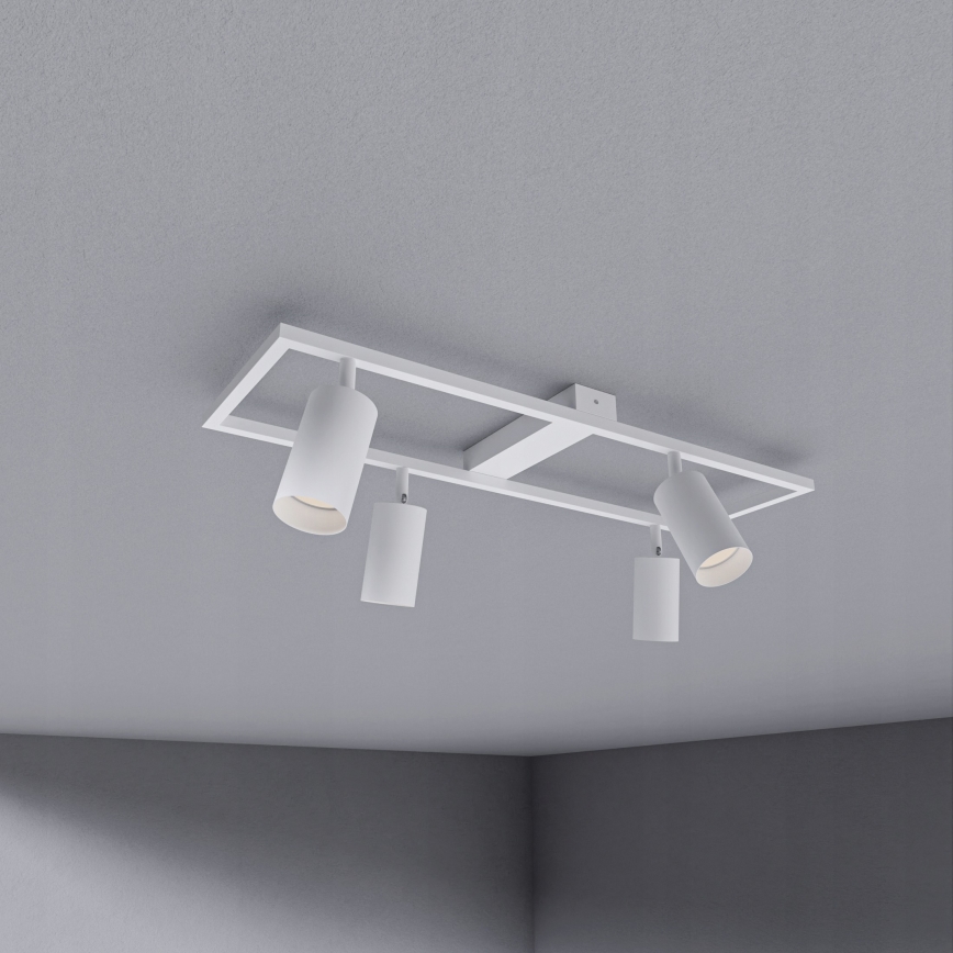 Griestu spotgaismeklis 4xGU10/30W/230V balts