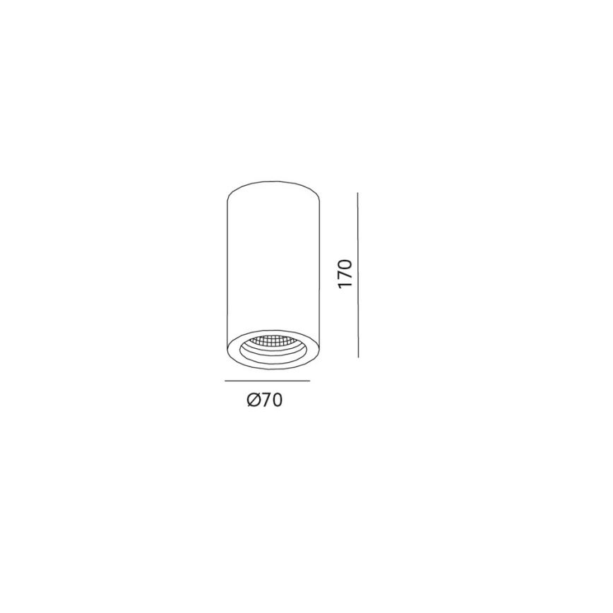 Griestu starmetis STOA 1xGU10/35W/230V