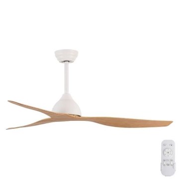 Griestu ventilators d. 132 cm bēša/balta + tālvadības pults