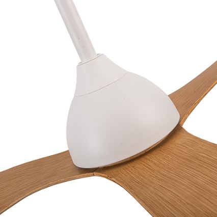 Griestu ventilators d. 132 cm bēša/balta + tālvadības pults