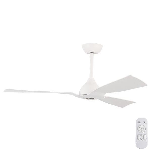 Griestu ventilators d. 132 cm IP44 balta + tālvadības pults