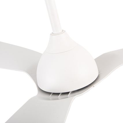Griestu ventilators d. 132 cm IP44 balta + tālvadības pults