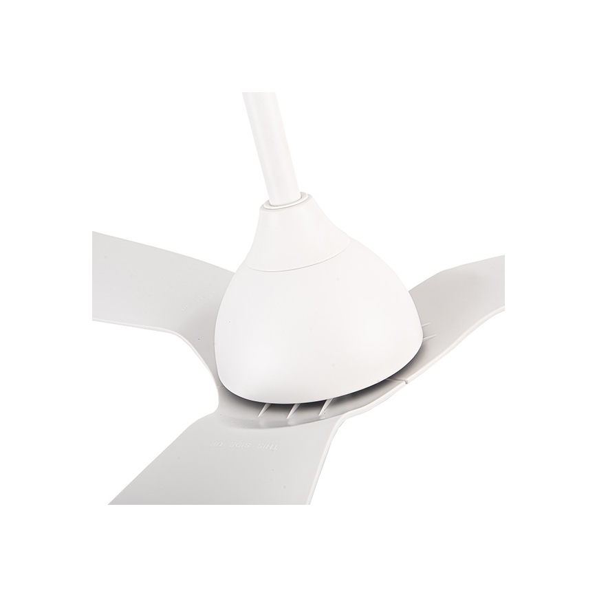 Griestu ventilators d. 132 cm IP44 balta + tālvadības pults