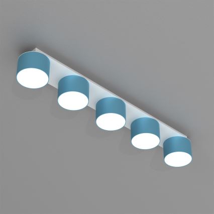 Gristu gaismeklis DIXIE 5xGX53/11W/230V zils