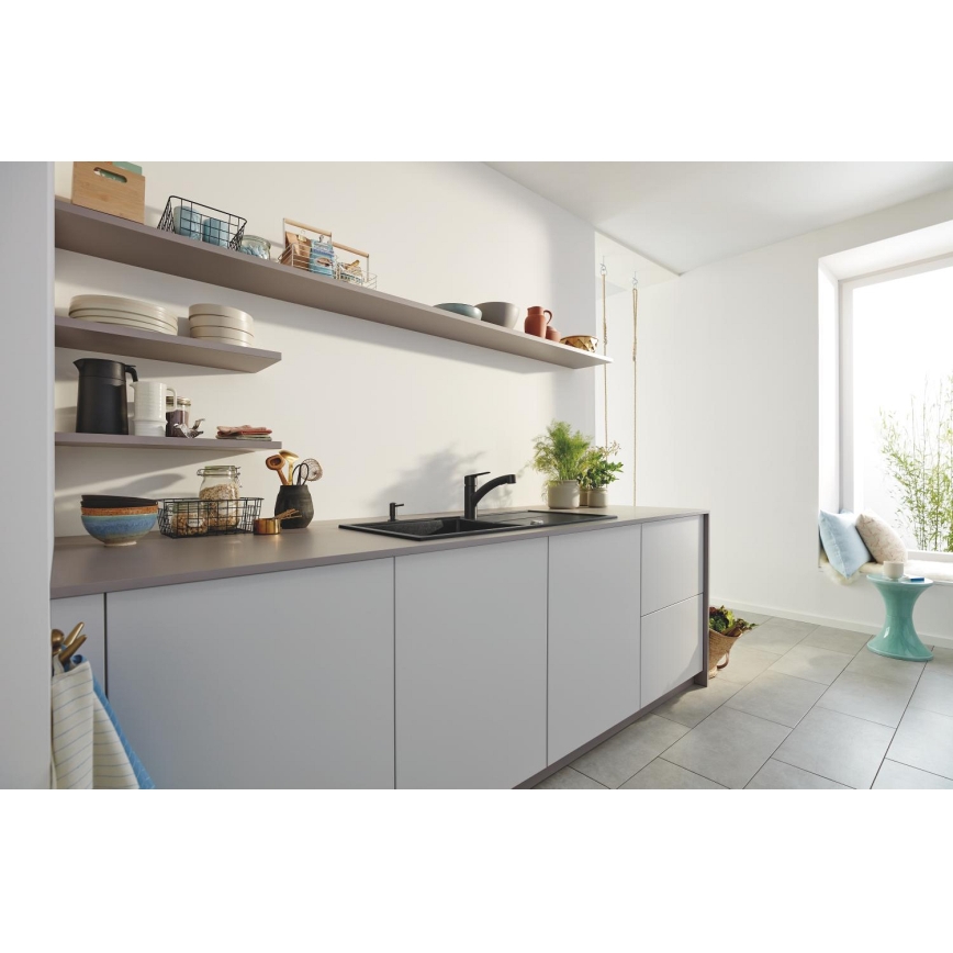 GROHE 1021652430 - Šķidro ziepju dozators CONTEMPORARY 500 ml melns