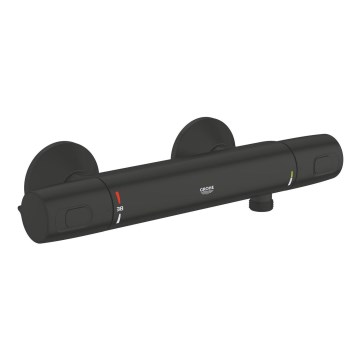 GROHE 1022172432 - Termostatiskais dušas jaucējkrāns PRECISION TREND melns