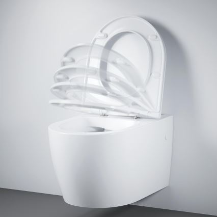 GROHE 103848SH00 - Sienas piestiprināms tualetes pods START ROUND CERAMIC, 368 × 543 mm, durobalts