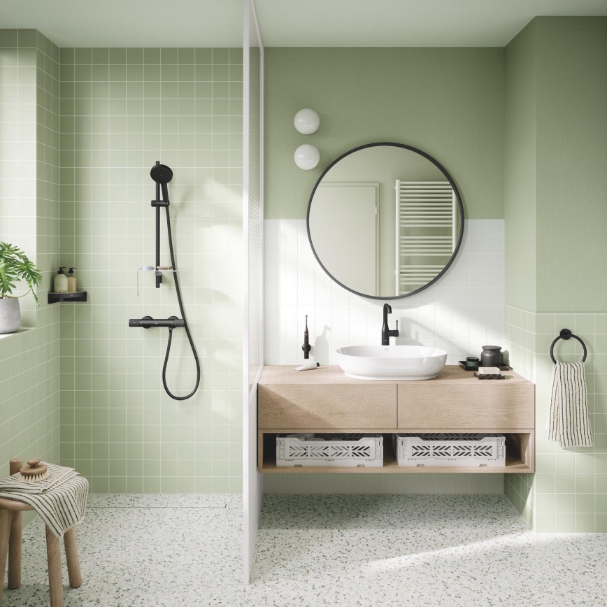 GROHE 1348632430 - Rokas duša VITALIO JOY+ 120 mm melna
