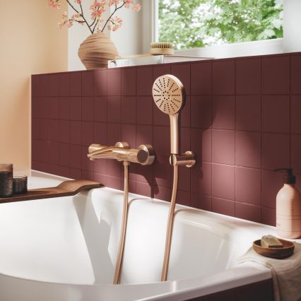 GROHE 134863DL00 - Rokas duša VITALIO JOY+ 120 mm ar vara apdari