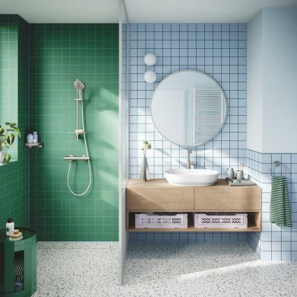 GROHE 134864DC00 - Rokas duša VITALIO JOY+ 120 mm matēts hroms