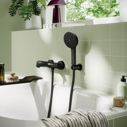 GROHE 1348652430 - Dušas komplekts VITALIO JOY+ 120 mm melns