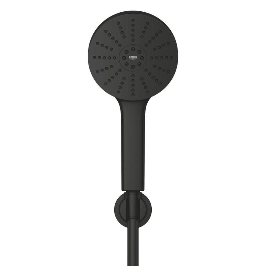 GROHE 1348652430 - Dušas komplekts VITALIO JOY+ 120 mm melns