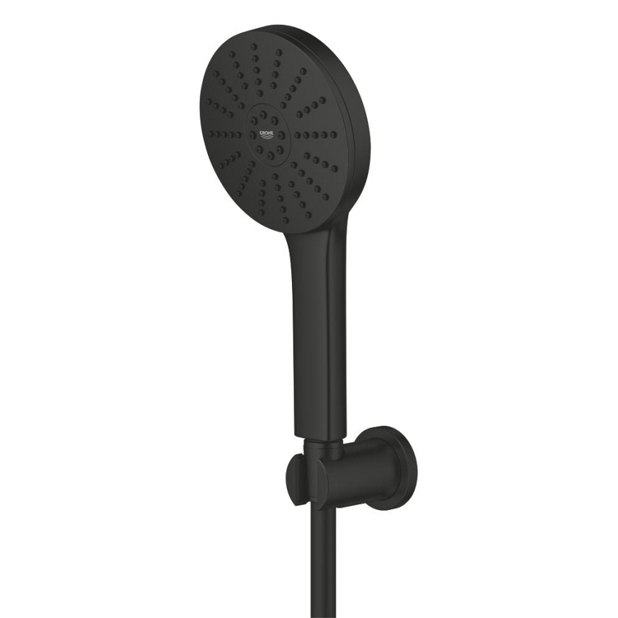 GROHE 1348652430 - Dušas komplekts VITALIO JOY+ 120 mm melns