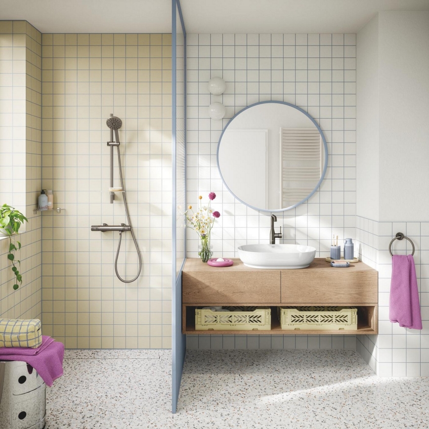 GROHE 134866AL00 - Dušas komplekts VITALIO JOY+ 120 mm, grafīta krāsa