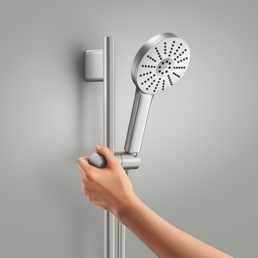 GROHE 134866DC00 - Dušas komplekts VITALIO JOY+ 120 mm matēts hroms