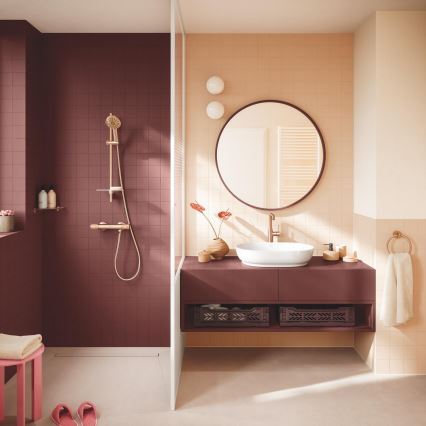 GROHE 134866DL00 - Dušas komplekts VITALIO JOY+ 120 mm ar vara apdari