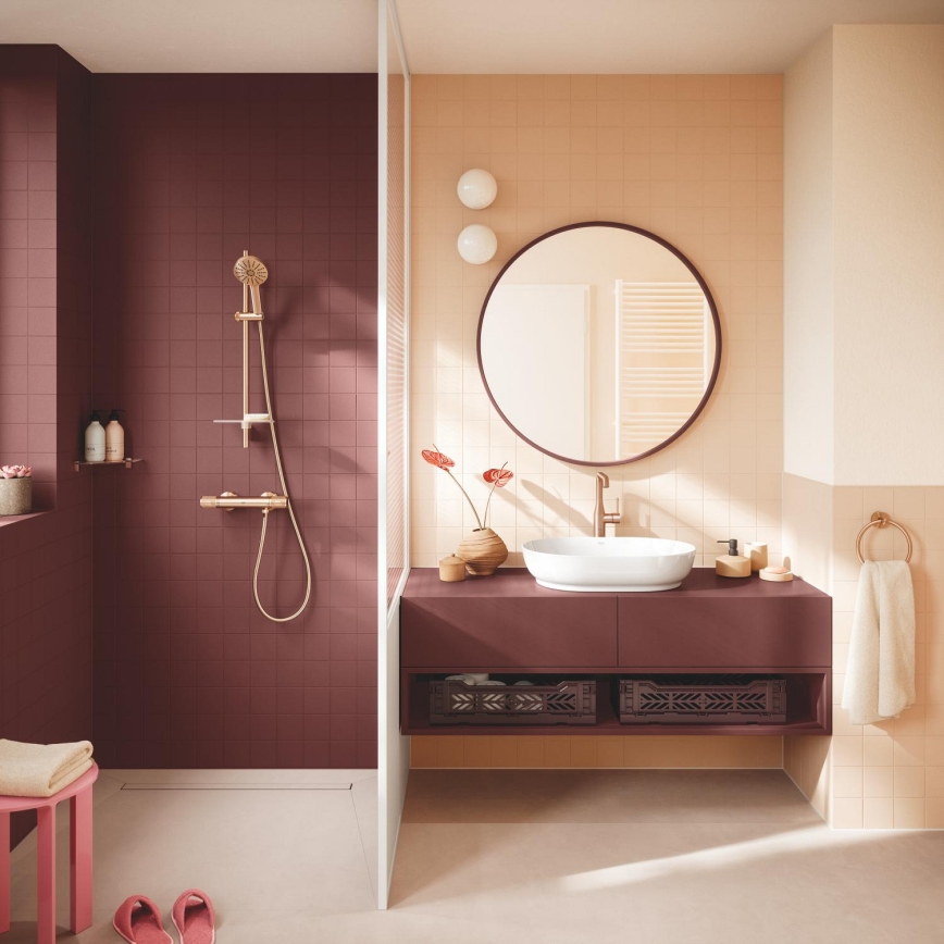 GROHE 134866DL00 - Dušas komplekts VITALIO JOY+ 120 mm ar vara apdari