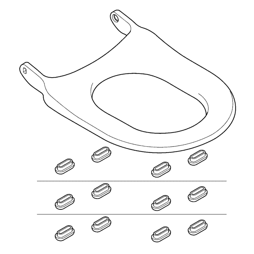 GROHE 14924SH0 - WC sēdeklis SENSIA ARENA, izturīgā baltā krāsā